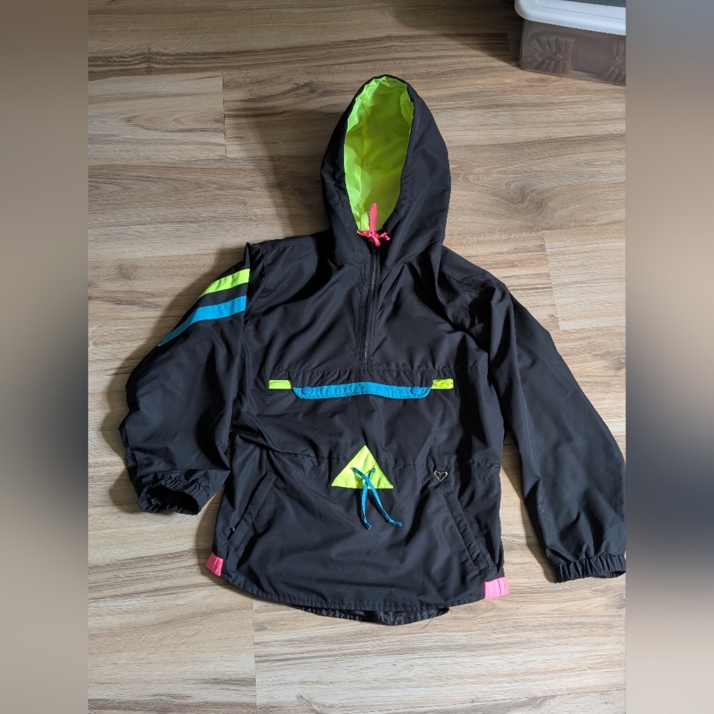 Obermeyer Vintage 90’s Alpine Neon Anorak Jacket